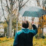 Man rain